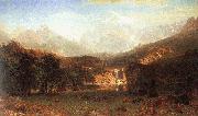 Albert Bierstadt The Rocky Mountains, Landers Peak oil painting reproduction